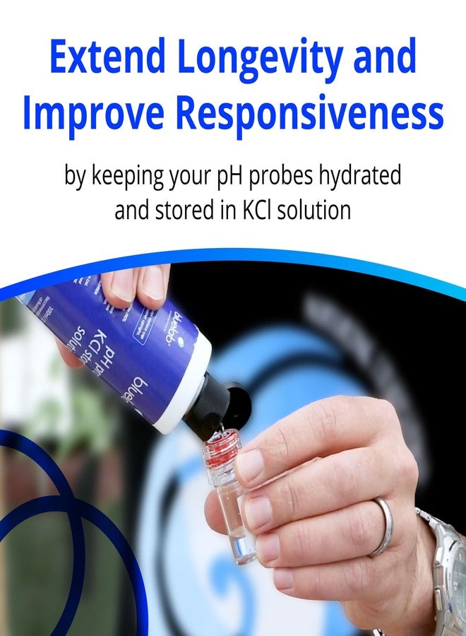bluelab CAREKITPHCON Probe Care Kit for pH and Conductivity (TDS/PPM) Probes and Pens with 4 Solutions and Cleaners, Cleaning Kit Tool for Hydroponic system and Indoor Plant Grow - Image 4